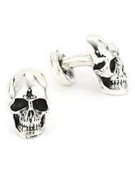 King Baby "Skull" Ball Post Cuff Links