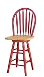 Arrowback Red Stool - 24