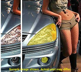 Toyota Corolla headlight cover 98-00 Toyota Corolla headlight pure yellow cover film - Toyota Corolla - Headlight deflector shields