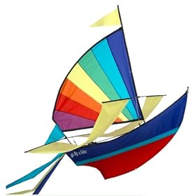 Go Fly A Kite Rainbow Sailboat Kite by Go Fly A Kite