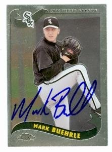 Mark Buehrle Autographed/Hand Signed Baseball Card (Chicago White Sox) 2002 Topps #12 Chrome