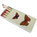 Butterfly Design Medium Fireplace Matches - 4 Inches Long, Pack of 3