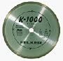 FELKER 621652 K-1000 Diamond Tile Blades - Premium .275" Rim Height, 10 inches