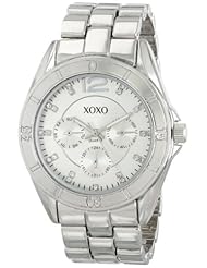 XOXO Womens XO5654 Silver-Tone Bracelet Analog Watch