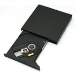 USB Power External Slim DVD / CD-RW Drive (Black) for Acer Aspire One ZG5