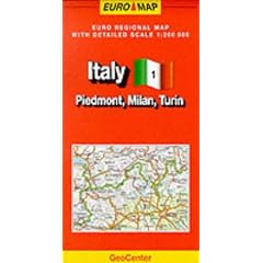Italy: Piedmont, Milan, Turin No. 1 (GeoCenter Euro Map)