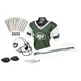 New York Jets Youth NFL Deluxe Helmet and Uniform Set (Medium) 41QRCE3DNEL. SL160 New York Jets Youth NFL Deluxe Helmet and Uniform Set (Medium)