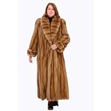 Sable Fur Coat - Full Length Shawl Collar by OverstockFurs.com