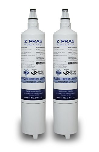 LG LT600P, 5231JA2006B Refrigerator Water Filter Compatible Replacement ZWF-10 (2 Pack) by Zipras