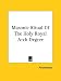 Book Masonic Ritual Of The Holy Royal Arch Degree