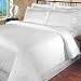Homespell Egyptian Cotton 3-Pc Duvet Cover 600tc Sateen Stripe White (King)