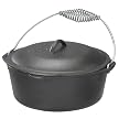 Lodge 5-qt. Cast-Iron Covered Dutch Oven with Spiral Handle