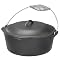 Lodge 5-qt. Cast-Iron Covered Dutch Oven with Spiral Handle