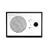 Tivoli Audio Model Subwoofer for Model Two, Black/Silver
