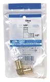 QEST PEX BRASS CRIMP ELBOW 1/2 Barb x 1/2 Barb (5/8