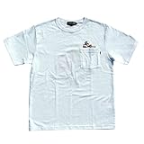 ハングオン 筐体 ワンポイントステッチ ポケット Tシャツ Hang-On Arcade Cabinet One-Point Stitch Pocket T-Shirt (XL, ホワイト)
