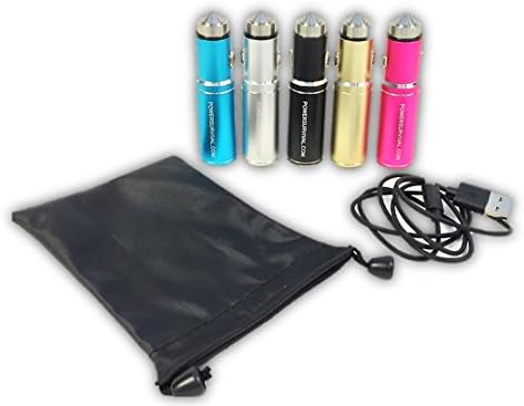 Accessory ChargerGlass Breaker (Silver) with Rechargeable Battery and Cord in Case By Power Survival Cig Lighter Adapter