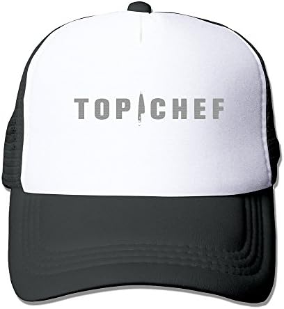 Top Tv Chef Caps Hat Mesh Back Adjustable Hat 1 Size Black