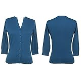 KERSH Stretch 3 4 Sleeve Cardigan at Kersh