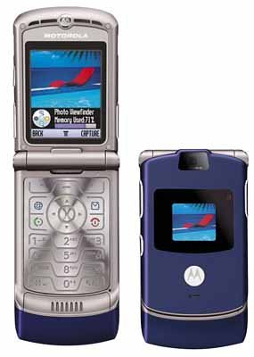 MOTOROLA - Téléphone Portable - V3 - Bleu