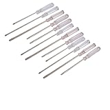 uxcell　フィリップス　スロッテド　スクリュードライバー　プラスチック　ハンドル　両頭　リペア　ツール　12個入り