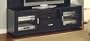 Contemporary Black Finish Plasma TV Stand Console Table