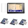 3 Pack Premium Ultra Clear Reusable 4.3" / 4.-Inch GPS LCD Screen Protector with Lint Cleaning Cloth for Garmin Nuvi 200W, 205W, 250W, 260W, 600, 610