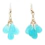 14K Gold Peruvian Opal Teardrop Briolette Earrings MADE IN AMERICA
