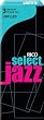 Rico Select Jazz Tenor Sax Reeds, Unfiled, Strength 3 Strength Medium, 5-pack
