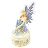 Boite &agrave; bijoux "Fairy Dreams" bleu beige
