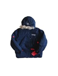 Apparel: New Spyder Goose Down Hooded Parka - Snorkle Jacket #7006 (2XL, Black)