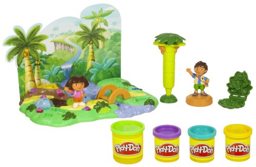 Childrens Toyshop  Toys : Play-Doh Dora Playset