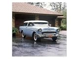 1955 Chevrolet Bel Air Nomad Wagon Transportation Photographic Poster Print, 24x32