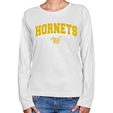 Alabama State Hornets Ladies White Logo Arch Long Sleeve Classic Fit T-shirt