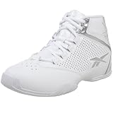 Reebok Little Kid/Big Kid Put Back Basketball Sneaker,White/White/Silver,4.5 M US Big Kid
