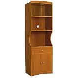 Tall Microwave Cabinet- Cherry