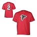 Matt Ryan Atlanta Falcons Jersey Name and Number Red T-shirt