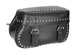 ALC Saddlebags 8026A-03 Ultimate Legend Premium Leather Bolt-On Saddlebag with Studs - Pair
