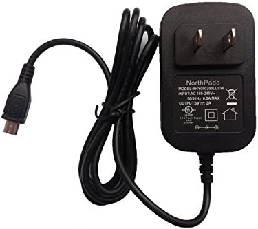 NorthPada USA Micro USB Mains Power Wall Supply Charger 5V 2000mA / 2A For Asus Transformer Tablet Book T100, T100TAM; T100TA-B1-GR, T100TA-C1-GR; T100TAM-C1-GM, T100TAM-H1-GM, T100TAM-H2-GM Tablet PC