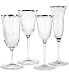 Wedgwood 5-50134-0050 Vera Wang's Classic Platinum Banded Crystal Goblet Stemware