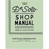 1937 DESOTO Shop Service Repair Manual Book by Chrysler