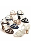 Pearlized Platform Sandals