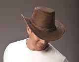 New Mens Ladies Unisex Adult Skipper Leather Australian Outback Bush Cowboy Summer Or Winter Fashion Hat