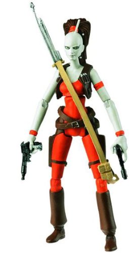 Star Wars 2010 Clone Wars Animated Action Figure CW No. 11 Aurra Sing