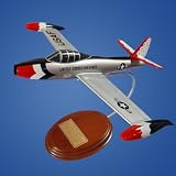 F-84G Thunderbirds Quality Desktop Wood Model Plane / Unique and Perfect Gift Idea / Aircraft Replica Collectible Gift Toy