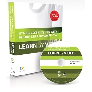 HTML5, CSS3, and JQuery with Adobe Dreamweaver CS5.5 Learn by Video
