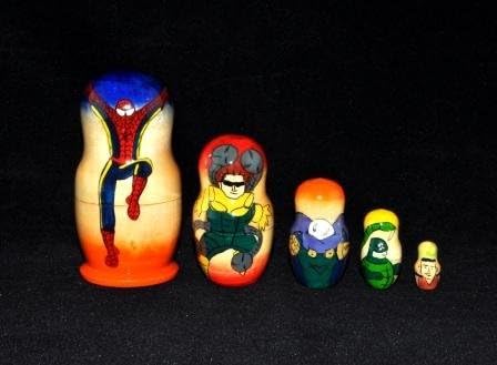 Spider-Man Nesting Doll by Nesting Doll