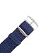 Wrist And Style Perlon Watch Strap (22mm, Dark Blue)