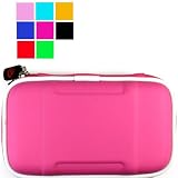 Assorted Color Carrying Case for Garmin Nuvi 1690 4.3-inch Nuvi 1300 Nuvi 1350 Nuvi 1350t Nuvi 1370t Nuvi 1390t 205w 255w 265wt 755t 785t 855 855t (Eva Magenta)