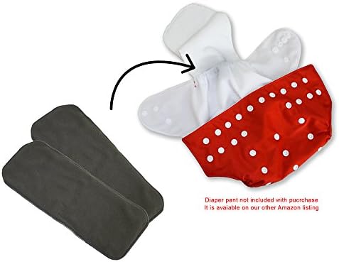 Bamboo Charcoal Cloth Diaper Insert Tester Pack (3 Inserts) - Babynano